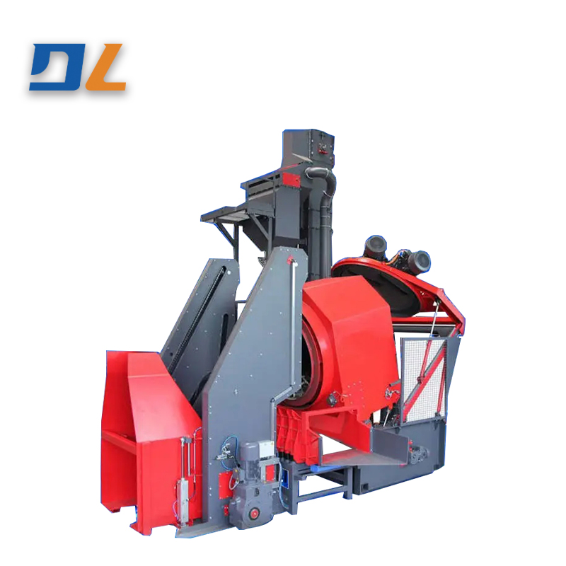 Inclined Drum Shot Blasting Machine