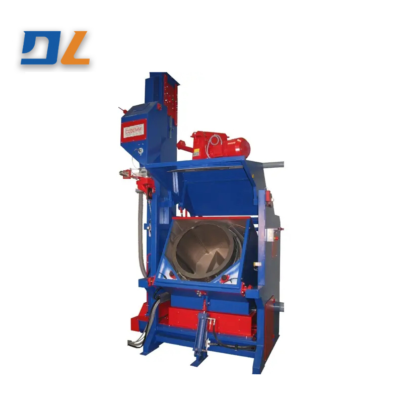 Inclined Drum Shot Blasting Machine